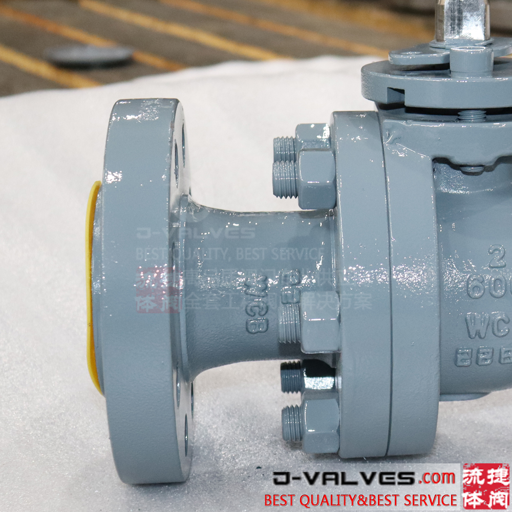 600LB Cast Steel Flange Ball Valve with Handle Operation